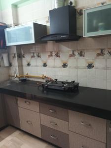 Kitchen Image of 1200 Sq.ft 3 BHK Apartment / Flat for sale in Bodakdev Ahmedabad for Rs. 9300000