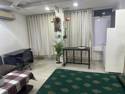 Bedroom Image of 500 Sq.ft 1 RK Studio for rent in South Extension I New Delhi for Rs. 40000