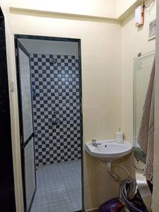 Bathroom Image of 405 Sq.ft 1 RK Apartment / Flat for sale in Qualcon Green Meadows, Shirdhon Navi Mumbai for Rs. 2500000