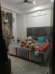 Bedroom Image of 630 Sq.ft 2 BHK Builder Floor for rent in DDA Akshardham Apartments, Sector 19 Dwarka New Delhi for Rs. 30000