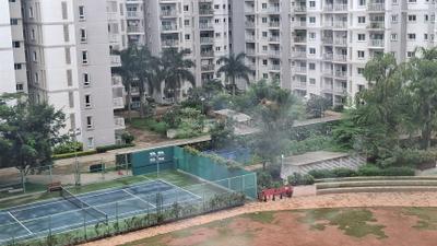 Balcony Image of 1655 Sq.ft 3 BHK Apartment / Flat for rent in L And T Raintree Boulevard, Sahakara Nagar Bengaluru for Rs. 90000