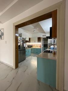 Kitchen Image of 2400 Sq.ft 4 BHK Apartment / Flat for sale in Janta Falcon View, JLPL Industrial Area Mohali for Rs. 38500000