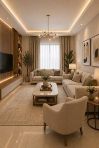 Living Room Image of 1182 Sq.ft 2 BHK Apartment / Flat for sale in Wakad Pune for Rs. 8750000