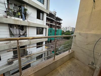 Balcony Image of 500 Sq.ft 1 BHK Builder Floor for rent in Mahalakshmi Nagar Indore for Rs. 20000