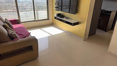 Living Room Image of 630 Sq.ft 1 BHK Apartment / Flat for sale in Vishesh Balaji Symphony Wing I to K, Shilottar Raichur Navi Mumbai for Rs. 5800000