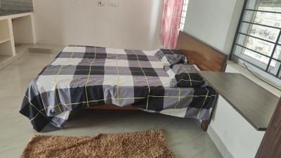 Bedroom Image of 530 Sq.ft 1 RK Apartment / Flat for rent in Gachibowli Hyderabad for Rs. 18000