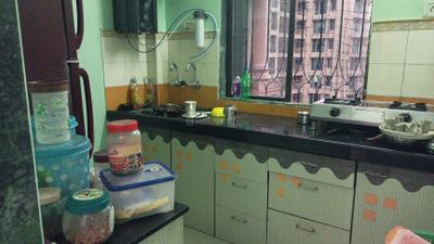Kitchen Image of 520 Sq.ft 1 BHK Apartment / Flat for sale in Lodha Paradise, Thane West Thane for Rs. 7800000