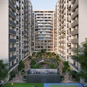 Image of 891 Sq.ft 2 BHK Apartment / Flat for sale in The Amber, Jagatpur, Ahmedabad for Rs. 6156000