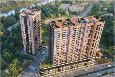 Image of 1198 Sq.ft 2.5 BHK Apartment / Flat for sale in Sai Aishwaryam Future, Punawale, Pune for Rs. 9800000