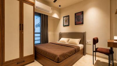 Bedroom Image of 650 Sq.ft 2 BHK Apartment / Flat for rent in Meru Codename BKC, Kurla West Mumbai for Rs. 160000