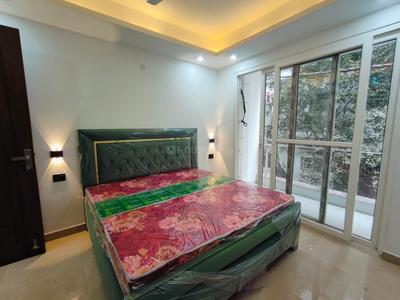 Bedroom Image of 511 Sq.ft 1 RK Builder Floor for rent in Saket New Delhi for Rs. 11000