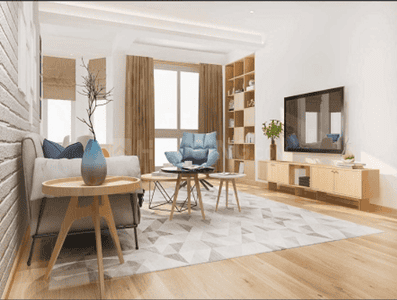 Living Room Image of 1275 Sq.ft 2 BHK Apartment / Flat for sale in Enrich Caliber City, Bagalur Bengaluru for Rs. 15000000