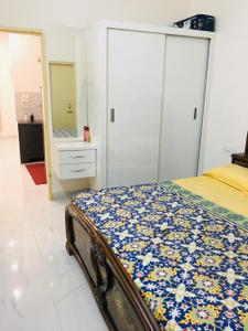 Bedroom Image of 1050 Sq.ft 2 BHK Builder Floor for rent in Skycity City Heart Luxury Affordable Homes, Kharar Mohali for Rs. 21000