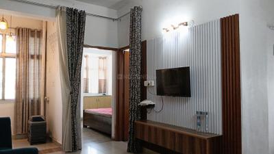 Living Room Image of 935 Sq.ft 2 BHK Apartment / Flat for rent in CGHS Rail Vihar, Sector 15 Gurgaon for Rs. 35000