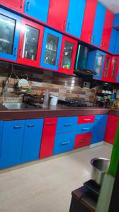 Kitchen Image of 1215 Sq.ft 3 BHK Apartment / Flat for sale in Sunderpur Varanasi for Rs. 11500000