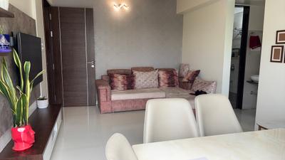 Living Room Image of 1050 Sq.ft 2 BHK Apartment / Flat for rent in Suyog Space, Wakad Pune for Rs. 39500