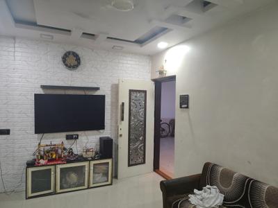 Living Room Image of 780 Sq.ft 1 BHK Apartment / Flat for rent in JVM Sarvam, Kasarvadavali Thane for Rs. 17004