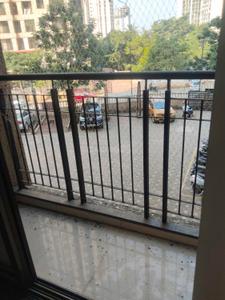 Balcony Image of 600 Sq.ft 1 BHK Apartment / Flat for rent in Shilphata Thane for Rs. 14000