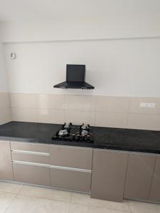 Kitchen Image of 1900 Sq.ft 3 BHK Apartment / Flat for rent in Gera World Of Joy, Upper Kharadi Pune for Rs. 64000