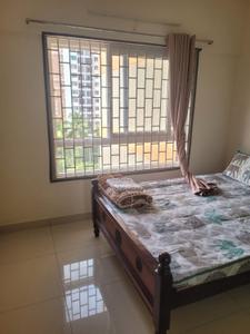 Bedroom Image of 600 Sq.ft 1 BHK Apartment / Flat for rent in Olympia Opaline, Navalur Chennai for Rs. 27000
