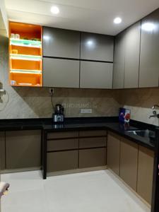 Kitchen Image of 1300 Sq.ft 2 BHK Apartment / Flat for sale in Vesu Surat for Rs. 6500000