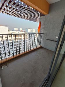 Balcony Image of 752 Sq.ft 2 BHK Apartment / Flat for rent in Vision Aristo, Vikas Nagar Pune for Rs. 28000
