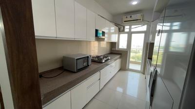 Kitchen Image of 1899 Sq.ft 3 BHK Apartment / Flat for rent in Emaar Palm Gardens, Sector 83 Gurgaon for Rs. 57000