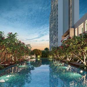 Image of 1110 Sq.ft 2 BHK Apartment / Flat for sale in Godrej Emerald Waters, Pimpri, Pune for Rs. 12900000