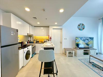 Kitchen Image of 871 Sq.ft 1 BHK Apartment / Flat for sale in Damac Golf Promenade, Mudon Dubai for Rs. 32408669