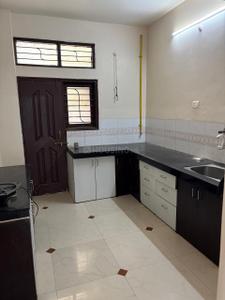 Kitchen Image of 1200 Sq.ft 3 BHK Independent House for rent in Bundela Gulmohar Enclave, Goyal Vihar Indore for Rs. 28000