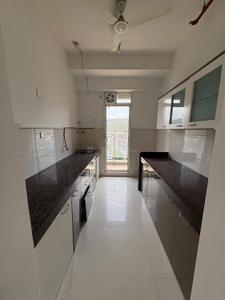 Kitchen Image of 1100 Sq.ft 2 BHK Apartment / Flat for rent in Ashar Edge, Thane West Thane for Rs. 45000
