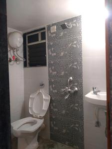 Common Bathroom Image of 583 Sq.ft 1 BHK Apartment / Flat for rent in Thakur Galaxy, Boisar Mumbai for Rs. 13000