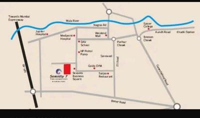 Image of 1159 Sq.ft 3 BHK Apartment / Flat for sale in Aundh, Pune for Rs. 28000000