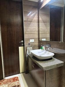 Bathroom Image of 2450 Sq.ft 4 BHK Apartment / Flat for rent in Happy Home Happy Glorious Phase 2, Vesu Surat for Rs. 75000