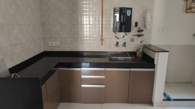 Kitchen Image of 1015 Sq.ft 2 BHK Apartment / Flat for rent in Nyati Elan Central II, Wagholi Pune for Rs. 26000
