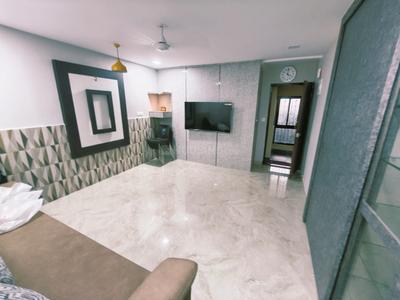 Hall Image of 1050 Sq.ft 2 BHK Independent House for rent in Kopar Khairane Navi Mumbai for Rs. 55000