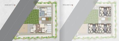 Image of 2323 Sq.ft 3 BHK Apartment / Flat for sale in Vesu, Surat for Rs. 12800000