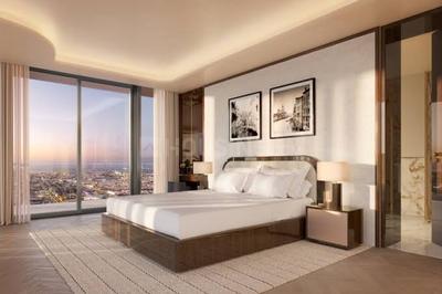 Bedroom Image of 976 Sq.ft 2 BHK Apartment / Flat for sale in Paras Rahul Downtown Phase II, Tathawade Pune for Rs. 9800000
