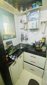 Kitchen Image of 250 Sq.ft 1 RK Apartment / Flat for rent in Andheri East Mumbai for Rs. 22000