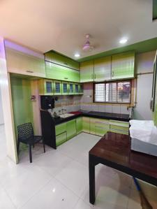 Kitchen Image of 1601 Sq.ft 3 BHK Apartment / Flat for rent in L.P.Savani Surat for Rs. 22000