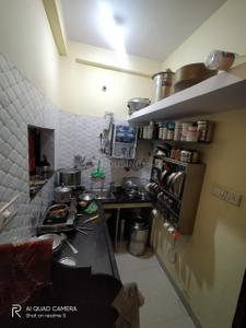 Kitchen Image of 405 Sq.ft 1 BHK Builder Floor for rent in Manglia Indore for Rs. 6000