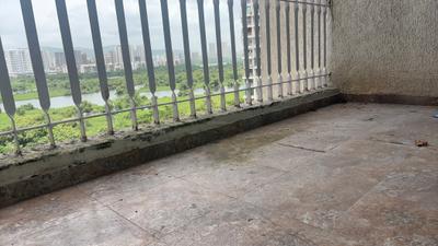 Balcony Image of 1950 Sq.ft 3 BHK Apartment / Flat for rent in Platinum The Springs, Kalamboli Navi Mumbai for Rs. 46000