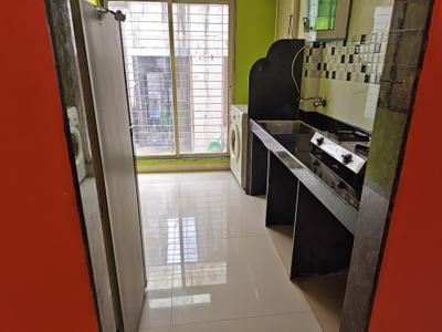 Kitchen Image of 660 Sq.ft 1 BHK Apartment / Flat for rent in Dudhe Sai Saukhya, Ulwe Navi Mumbai for Rs. 26000