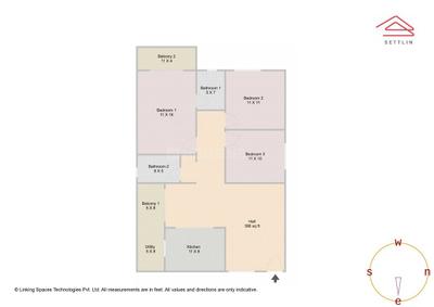 Image of 1420 Sq.ft 3 BHK Apartment / Flat for sale in Icon SN Luxuria by Icon Costructions, Kothanur, Bengaluru for Rs. 11600000