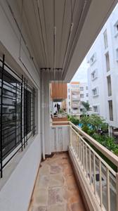 Balcony Image of 1495 Sq.ft 3 BHK Apartment / Flat for rent in Pariwar Passion, Doddakammanahalli Bengaluru for Rs. 37000