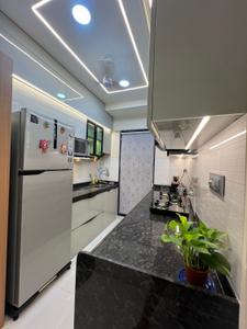 Kitchen Image of 500 Sq.ft 1 BHK Apartment / Flat for sale in Rustomjee Bella, Bhandup West Mumbai for Rs. 12000000