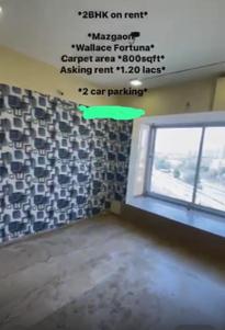 Bedroom Image of 925 Sq.ft 2 BHK Apartment / Flat for rent in Atul Wallace Fortuna, Mazgaon Mumbai for Rs. 120000