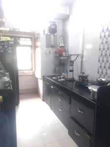 Kitchen Image of 424 Sq.ft 1 BHK Apartment / Flat for sale in Kandivali West Mumbai for Rs. 12500000