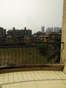 Balcony Image of 980 Sq.ft 2 BHK Apartment / Flat for rent in Kopar Khairane Navi Mumbai for Rs. 45000