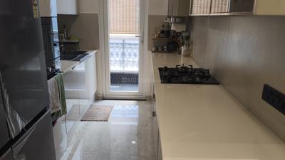 Kitchen Image of 1420 Sq.ft 4 BHK Builder Floor for rent in Kadarpur Gurgaon for Rs. 100000